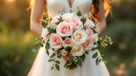 Sustainable wedding flowers arrangement